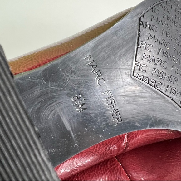 Marc Fisher shoes Phylicia 2 Loafer Burgundy size 8.5 - Picture 8 of 8